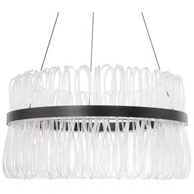 Modern Forms Charlize 13.75"h X 26.13"w 1-light Pendant In Black