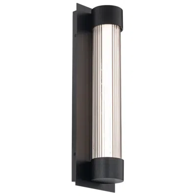 Modern Forms Chyzel 18"h X 5.4"w 1-light Outdoor Wall Light In Black