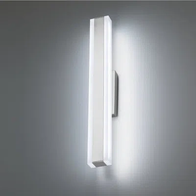Modern Forms Cinch 2-light Dimmable Led Brushed Nickel Vanity Light