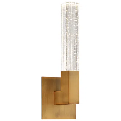 Modern Forms Cinema 15"h X 6"w 1-light Wall Sconce In Aged Brass