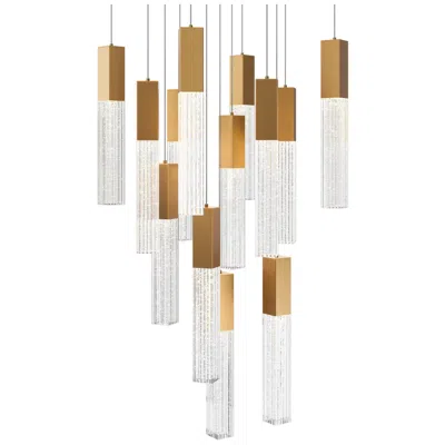 Modern Forms Cinema Aged Brass 2700-3000-3500-4000k In White