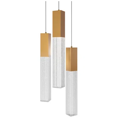 Modern Forms Cinema Aged Brass 2700-3000-3500-4000k In Brown