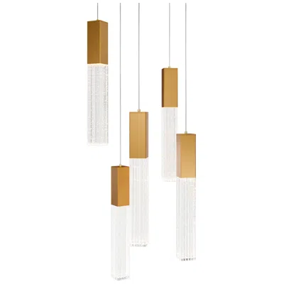 Modern Forms Cinema Aged Brass 2700-3000-3500-4000k In White