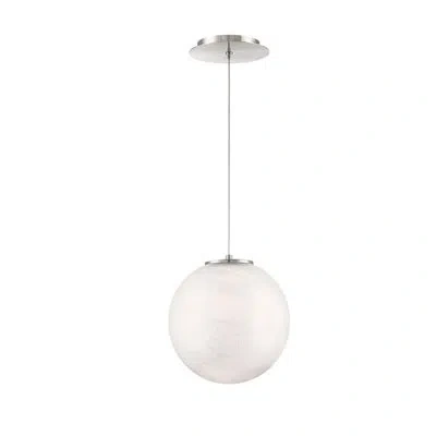 Modern Forms Cosmic 1 - Light Single Globe Led Pendant In Brushed Nickel