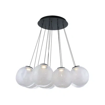 Modern Forms Cosmic 12 Light Led Multi-light Pendant In Black