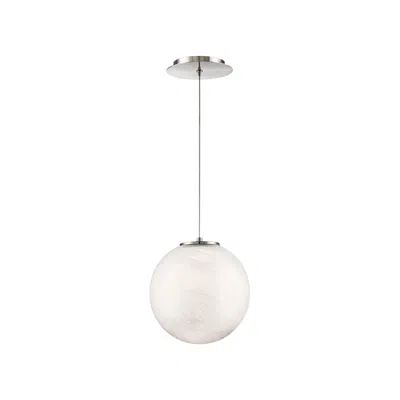 Modern Forms Cosmic 9" Wide Brushed Nickel Led Mini Pendant