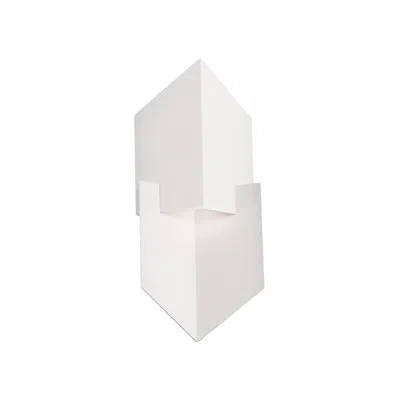 Modern Forms Cupid Integrated Led Outdoor Flush Mount In White