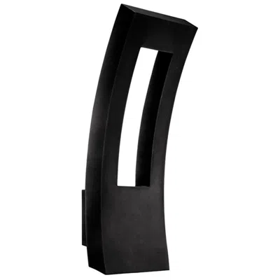 Modern Forms Dawn 23" High Black Led Outdoor Wall Light
