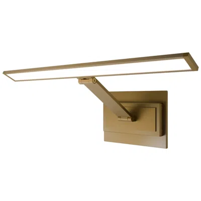 Modern Forms Diver 2.9"h X 18.1"w 1-light Picture Light In Aged Brass