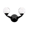 Modern Forms Double Bubble 2 - Light Dimmable Armed Sconce In Black