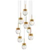 Modern Forms Double Bubble Aged Brass 3000k