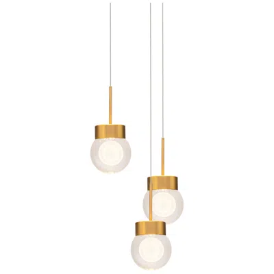 Modern Forms Double Bubble Aged Brass 3000k