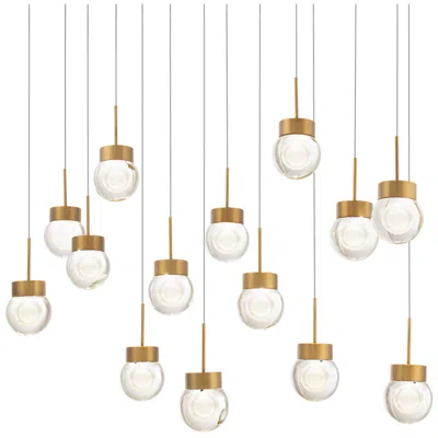 Modern Forms Double Bubble Aged Brass 3000k
