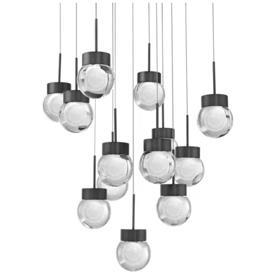 Modern Forms Double Bubble Black 3000k In Multi
