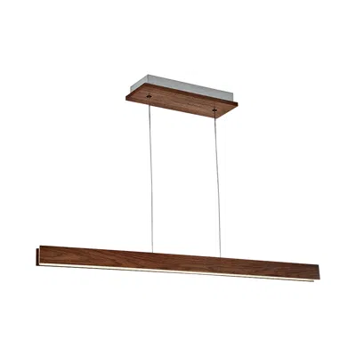 Modern Forms Drift 56" Dark Walnut Led Modern Linear Island Pendant