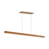 Modern Forms Drift 84" Wide Walnut Led Kitchen Island Light Pendant