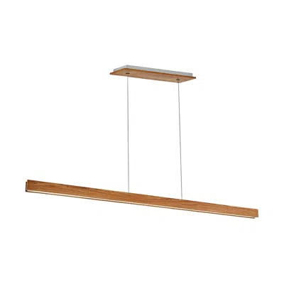 Modern Forms Drift 84" Wide Walnut Led Kitchen Island Light Pendant