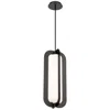 Modern Forms Echelon 9" Wide Black Led Mini Pendant