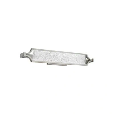 Modern Forms Emblem 1-light Dimmable Led Vanity Light In Sliver