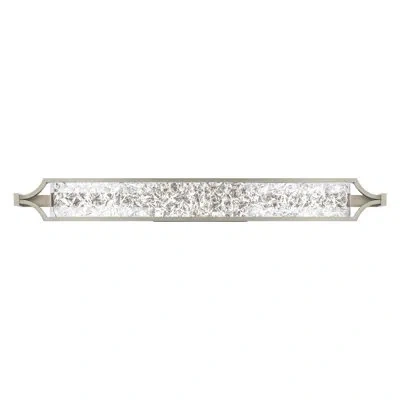Modern Forms Emblem 1-light Dimmable Led Vanity Light In Sliver