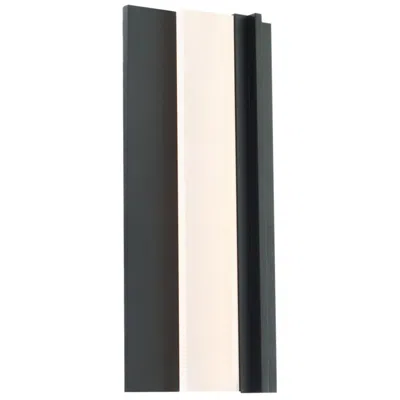 Modern Forms Enigma 18" High Black Led Outdoor Wall Light