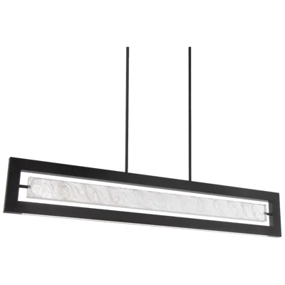 Modern Forms Equilibrium 48" Wide Black Led Island Pendant