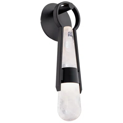 Modern Forms Ezra 18.25"h X 6"w 1-light Wall Sconce In Black In Multi
