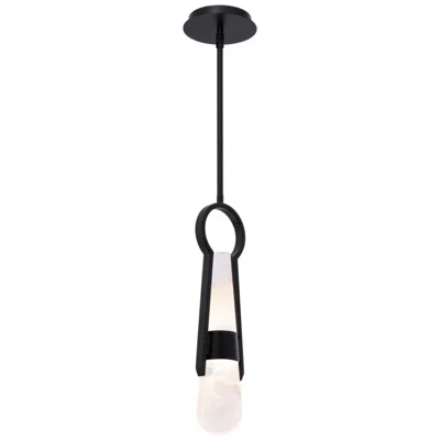 Modern Forms Ezra 18.38"h X 4.75"w 2-light Mini-pendant In Black