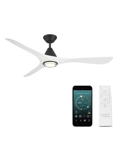 Modern Forms Fans Carve 60 In Selectable 2700-3000-4000-5000k Led Indoor Or Outdoor Smart Home Ceiling Fan In White