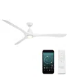 Modern Forms Fans Carve 72 In Selectable 2700-3000-4000-5000k Led Indoor Or Outdoor Smart Home Ceiling Fan In White