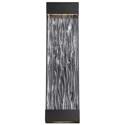 Modern Forms Fathom 16"h X 6"w 1-light Outdoor Wall Light In Black