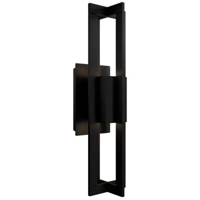 Modern Forms Gander 20"h X 5.9"w 1-light Outdoor Wall Light In Black