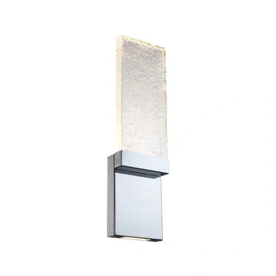 Modern Forms Glacier 1-light Flush Mount In Chrome