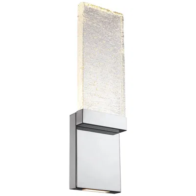 Modern Forms Glacier 21" High Chrome Led Wall Sconce