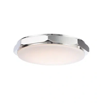 Modern Forms Grommet Dimmable Led Flush Mount With Color Temperature Switch From 2700k/3000k/3500k In Polished Nickel