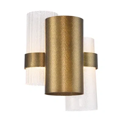 Modern Forms Harmony 2 - Light Led Dimmable Aged Brass Flush Mount