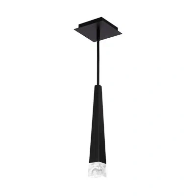 Modern Forms Harper 1 - Light Single Geometric Led Pendant In Black