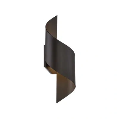 Modern Forms Helix 1 - Bulb Integrated Led Outdoor Flush Mount In Bronze