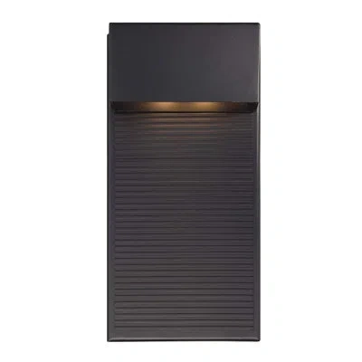 Modern Forms Hiline 2-light Outdoor Bulkhead Light In Black