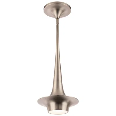 Modern Forms Hugo 23.5"h X 10.13"w 1-light Mini-pendant In Brushed Nickel