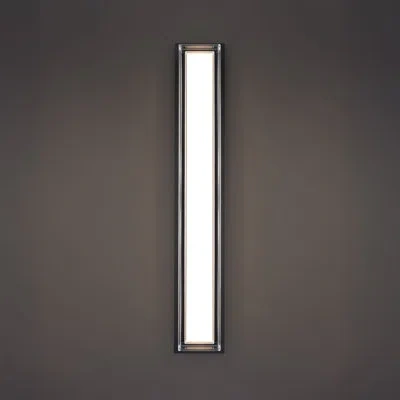 Modern Forms Ice Bar Dimmable 3000k Led Outdoor Wall Light With Glass Shade, Color Temperature Switch (2700k/3000 In White