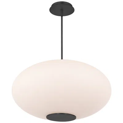 Modern Forms Illusion 12.5"h X 22.13"w 1-light Pendant In Black