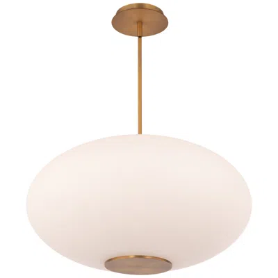 Modern Forms Illusion 22 1/4"w Aged Brass 3000k Led Pendant Light In Brown