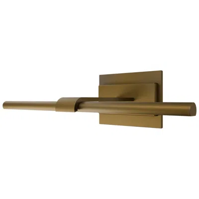 Modern Forms Inlet 2.9"h X 18"w 1-light Picture Light In Aged Brass