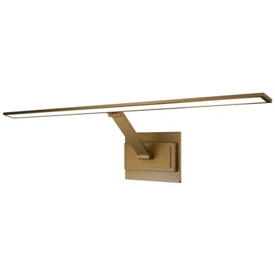 Modern Forms Inlet 2.9"h X 30"w 1-light Picture Light In Aged Brass