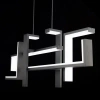 Modern Forms Jackal 1 - Light Unique Square Led Pendant In Black