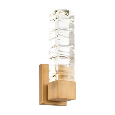 Modern Forms Juliet 1 - Light Led Dimmable Armed Sconce In Aged Brass