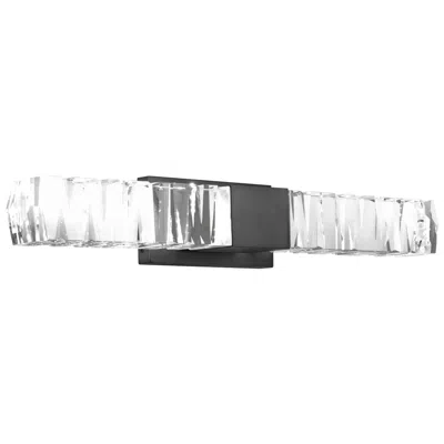 Modern Forms Juliet 27 1/2" Wide Black Crystal Led Bath Light