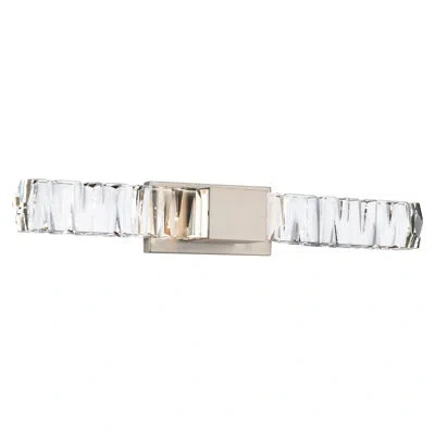 Modern Forms Juliet 2-light Dimmable Led Vanity Light In Brushed Nickel