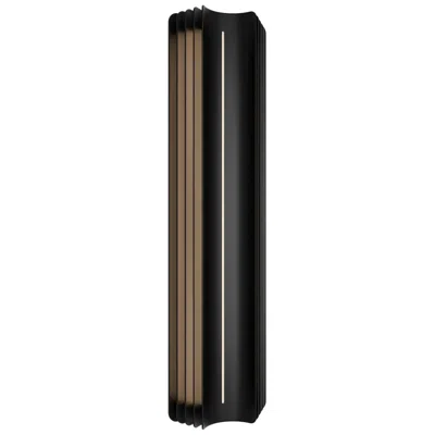 Modern Forms Kane 24"h X 6.3"w 1-light Outdoor Wall Light In Black